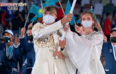 哈萨克斯坦女旗手仙女颜值,该国拿到1枚以上奥运奖牌