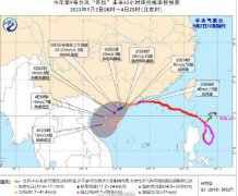 台风苏拉入海充能 或将二次登陆广东,不排除再次登陆